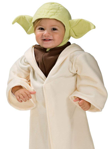 [해외] 스타워즈 요다 Yoda  유아용 아기 베이비 롬퍼 코스튬 의상 할로윈 이벤트, 항공배송료 포함가