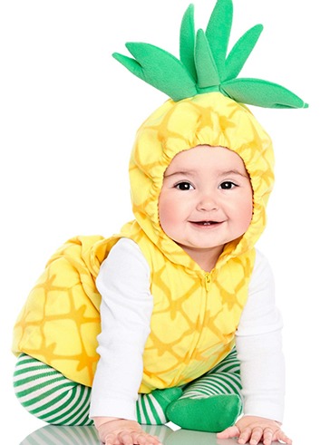 (해외) 아기 유아 귀여운 과일 파인애플 할로윈 코스튬