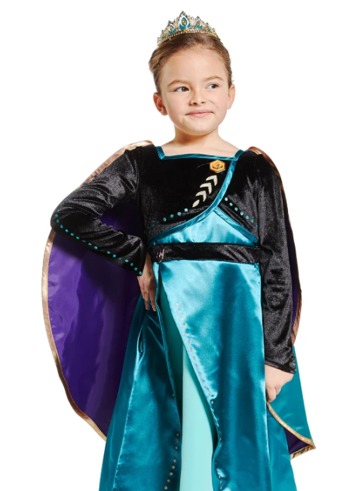 (해외) 디즈니 겨울왕국2 안나 대관식 드레스 아동 여아 할로윈 코스튬 의상 코스프레