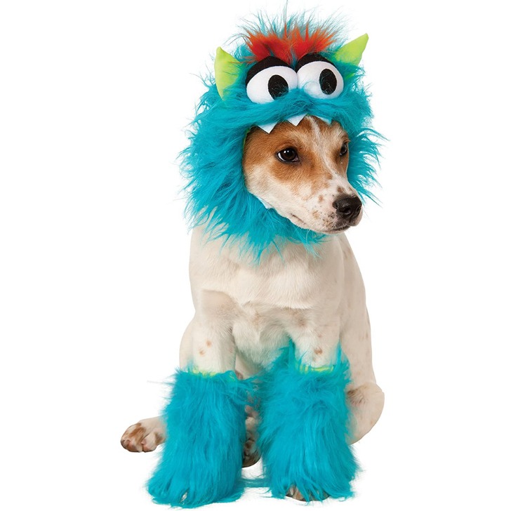 (해외) 몬스터주식회사 블루 강아지 코스튬 애견 패션 애완 동물 의상