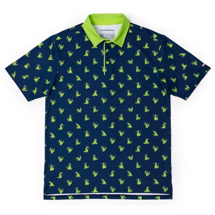 (해외) 렙타 랩페이지 여름 남자 골프웨어 반팔 프린트 티셔츠 -RSVLTS