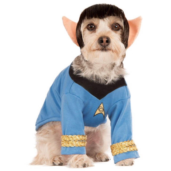 (해외)  스타트렉 스팍 귀여운 강아지  할로윈 코스프레 애견 패션 코스튬 의상