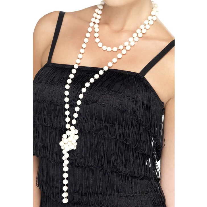 (해외) 1920년대 여자 드레스 장신구 진주목걸이 코스프레 소품 할로윈 코스튬 액세서리