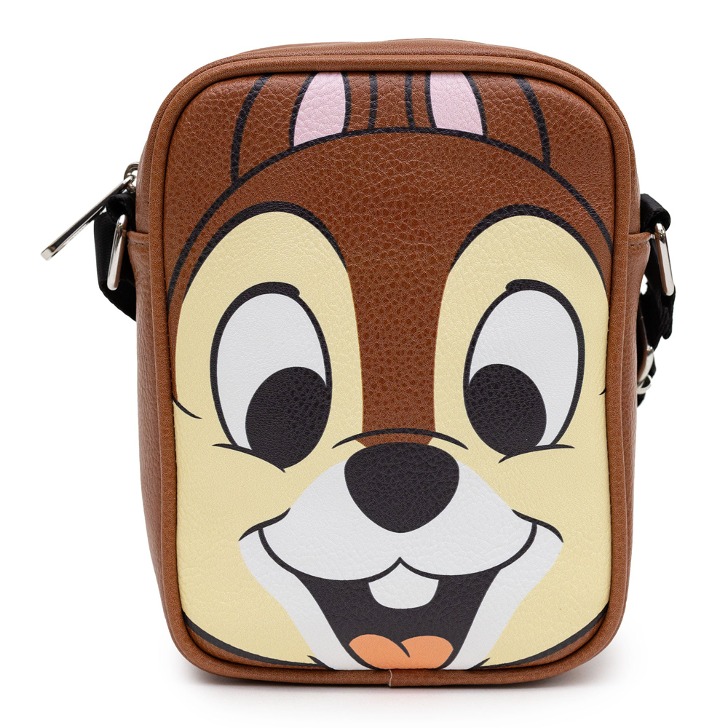 (해외) 디즈니 다람쥐 칩 크로스 바디 백 가방 비건 가죽-버클다운