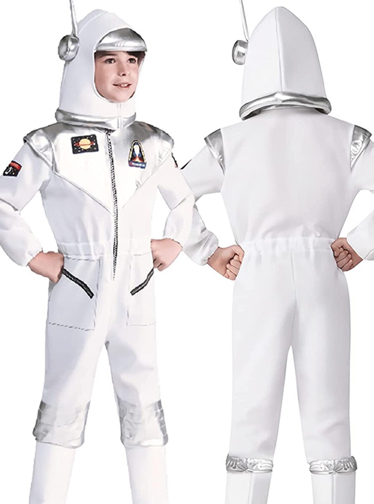 (해외) 아동 나사 우주복 우주비행사 할로윈 코스튬 역할놀이 헬멧 포함
