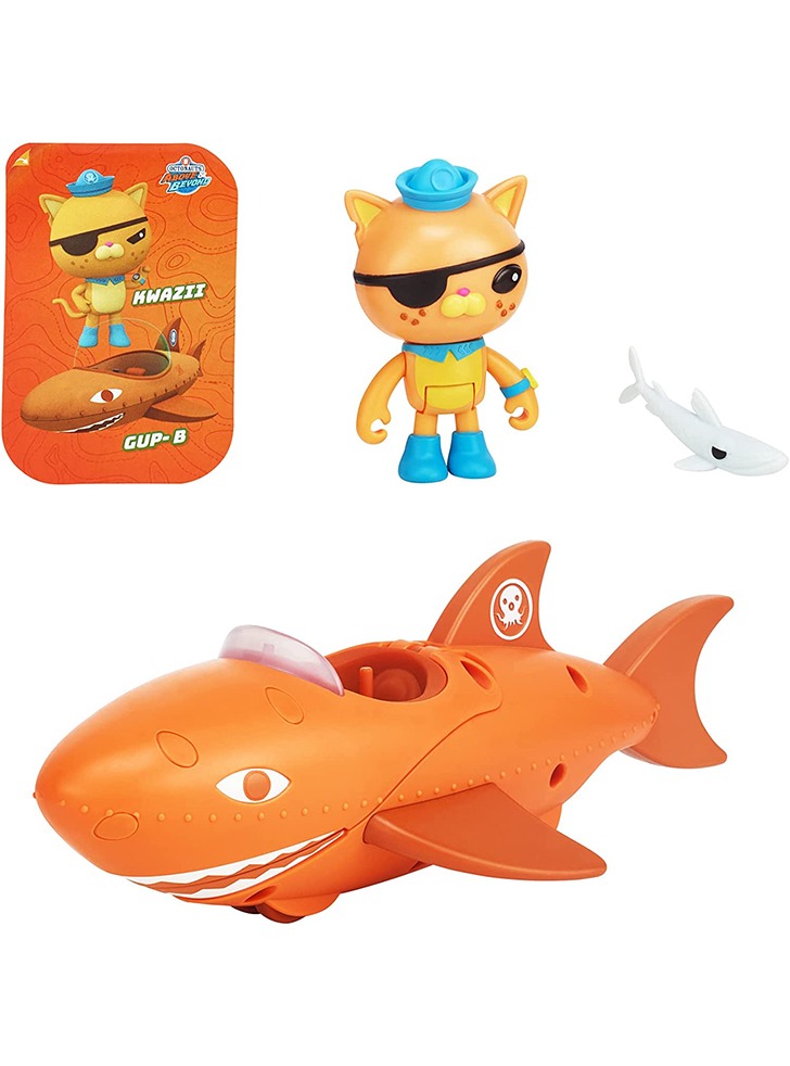 (해외) 바다탐험대 옥토넛 콰지와 뱀상어 모양 탐험선B Gup B 세트 유아 장난감 선물