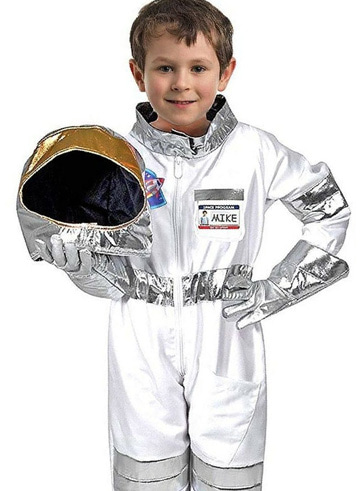 [해외] 어린이 우주비행사 여아 남아 아동용 코스튬 할로윈 코스프레